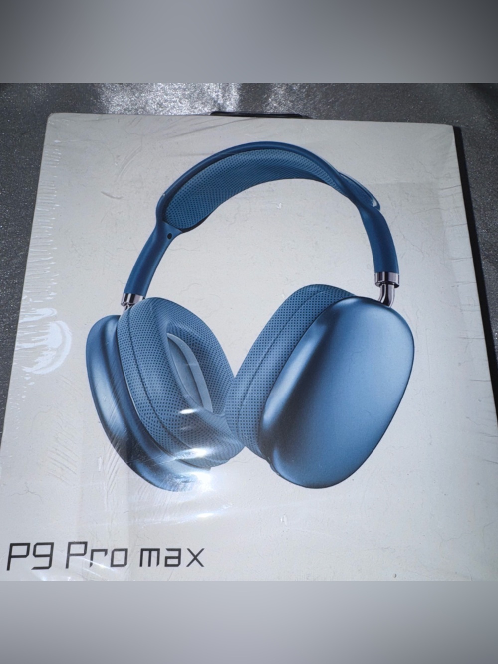 P9 Pro Max Over-Ear Wireless Headphones in Blue, NEW - Picture 4 of 15